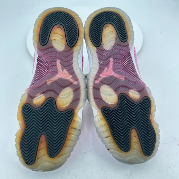 Nike Air Jordan 11 Retro Low Youth Sz 7Y Women 8.5 GS580521-108 Pink White Shoes - Picture 8 of 11